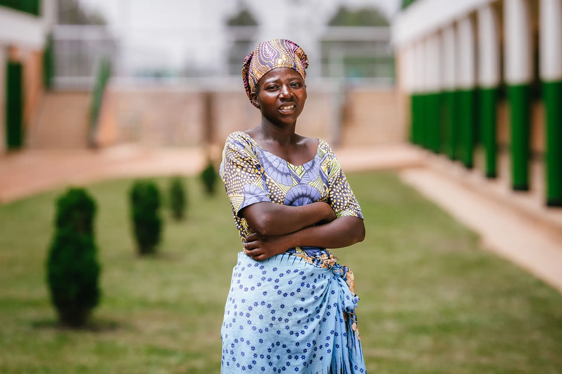 Community leader standing outdoors